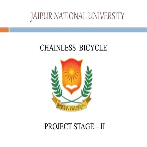 Chainless bicycle ppt presentation