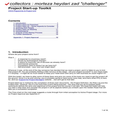 about start up for you 12