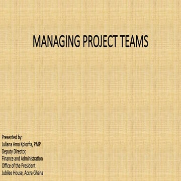 PROJECT TEAM MANAGEMENT.pptxjkbvcycyhyijkokojok,o | PPTX