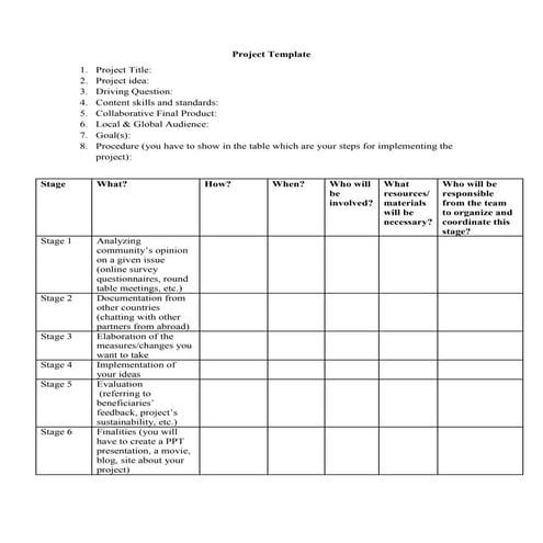 Civic Enagagement Project template