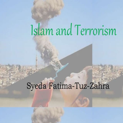 The idea of Terrorism in Islam