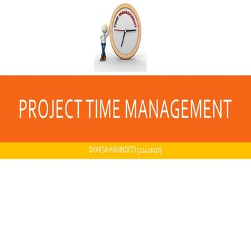 Project time management