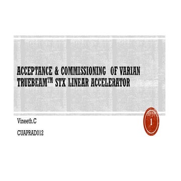 Commissioning of Truebeam LINAC