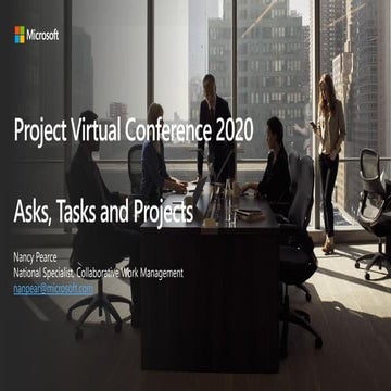 Project Virtual Summit_Asks, Tasks and Projects
