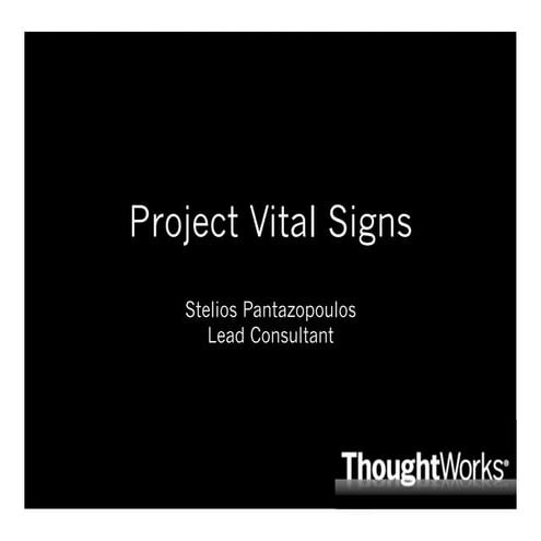 Project Vital Signs