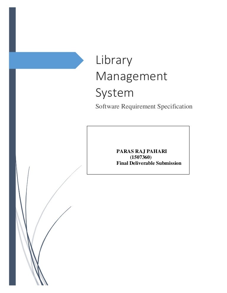 Library Management System SRS