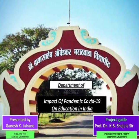 Impact on education due to covid 19 | PDF