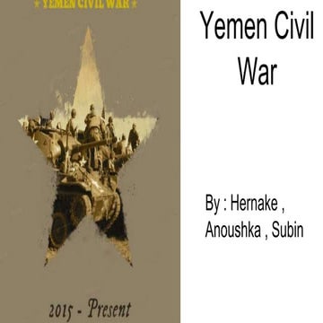 PROJECT YEMEN | PPT | Free Download
