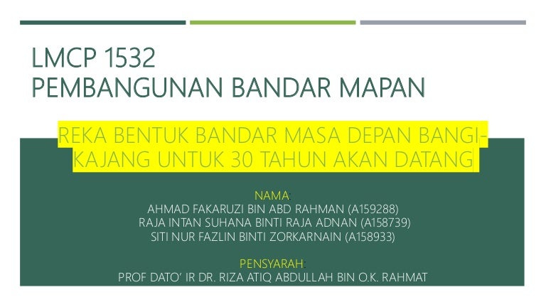 Projek Akhir Lmcp 1532