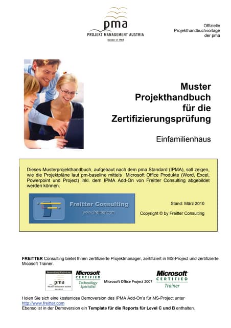 Muster-Projekthandbuch Einfamilienhaus