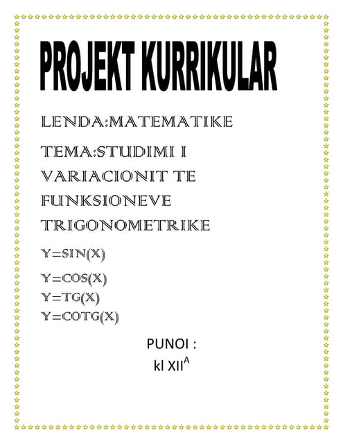 Projekti i matematikes