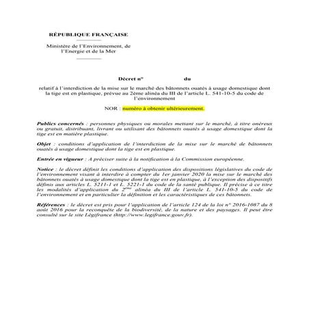 Projet decret-cotons-tiges