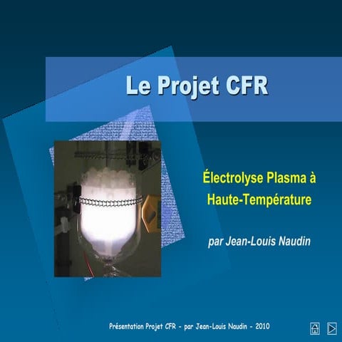 Projet CFR (Cold Fusion Reactor)