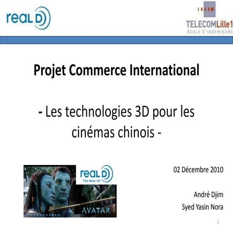 Projet commerce international | PPTX