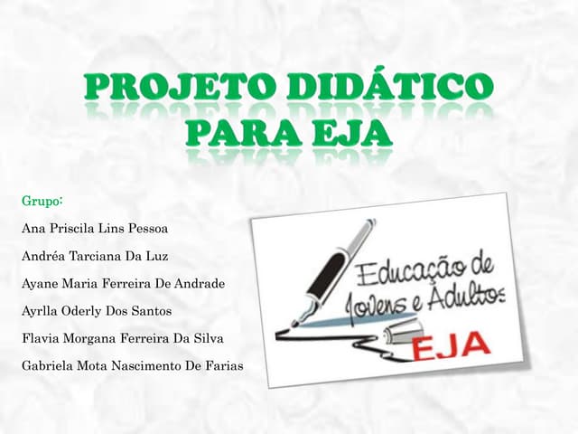  Plano de Aula para EJA