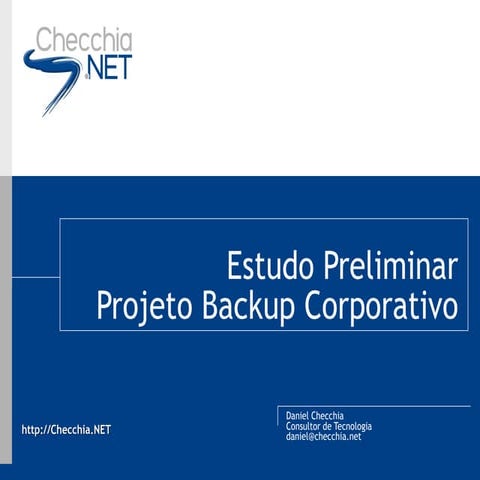 Projeto de Backup com Bacula