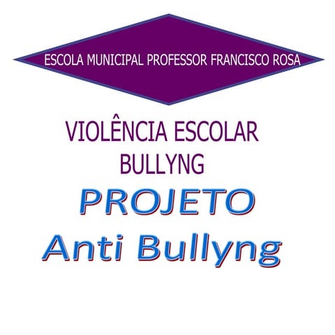 Projeto anti bullyng
