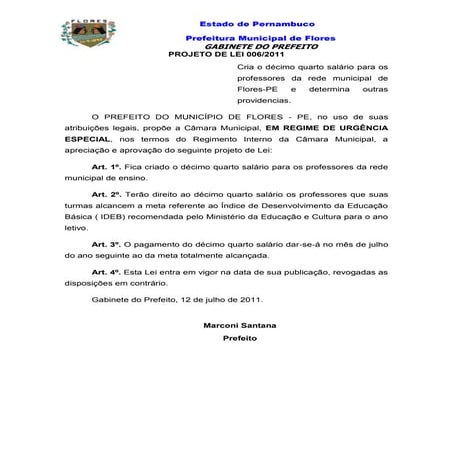 Projeto de lei 14º salário