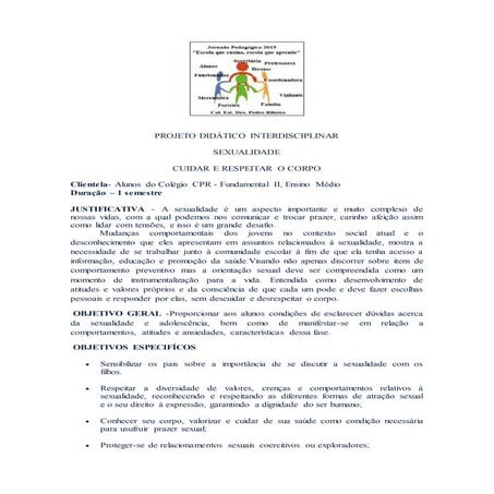 Projeto didático interdisciplinar