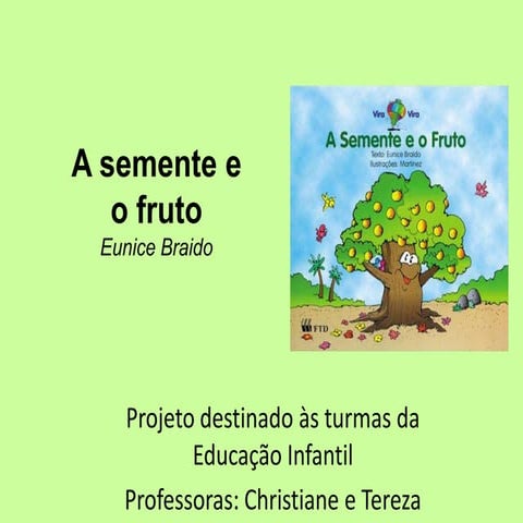 Projeto da sala de leitura para as turmas de Educação Infantil