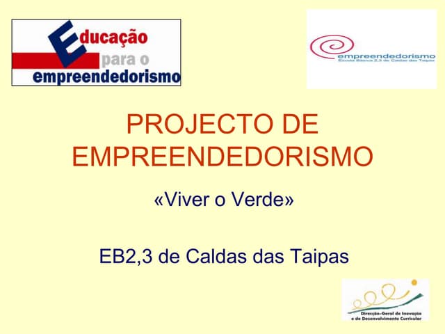 Projeto de Empreendedorismo "Viver ...