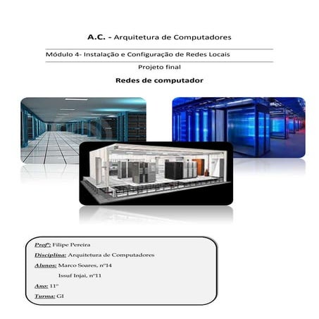 Projeto final  instalação e configuração de redes locais
