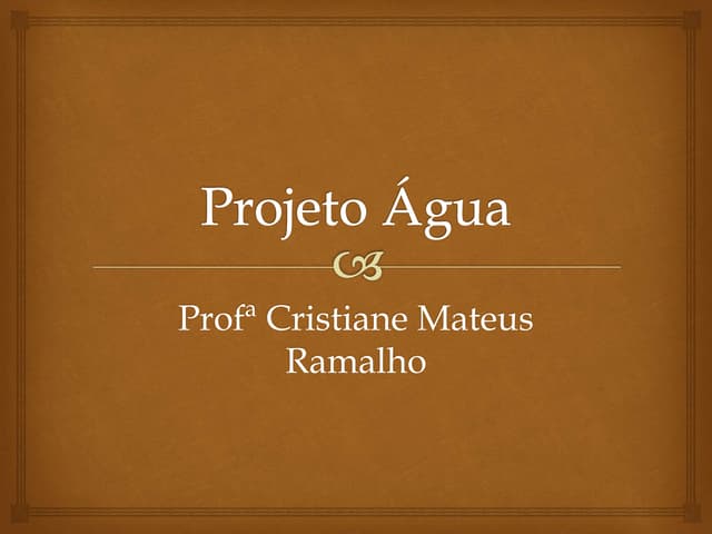 Projeto água