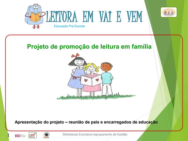 Projeto Leitura Vai e Vem_ Pré-escolar