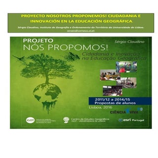 Projeto nós propomos!!   ¡¡Proyecto...