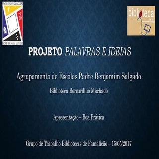 Projeto palavras e ideias