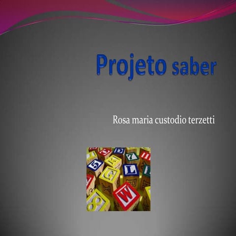 Projeto saber