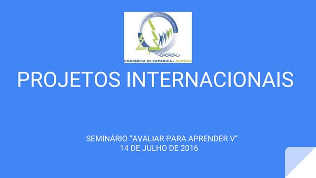 Projetos europeus no Agrupamento de...