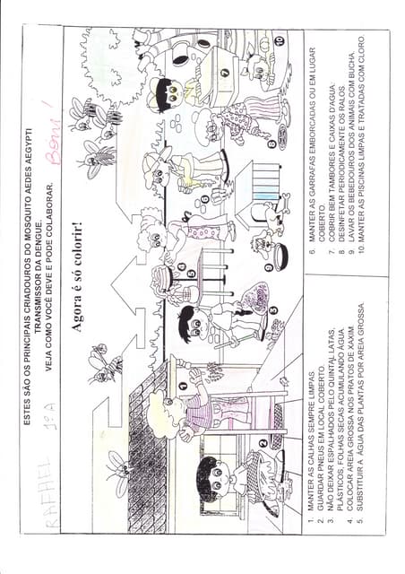 Projeto A DENGUE skan dos alunos 2013