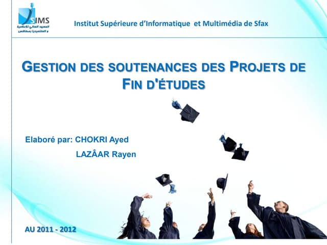 Gestion des Projets des Fin d'etudes ( Version Alpha )
