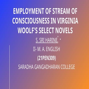 PROJ PPT.pptx education. virgina woolf stream of consicuess