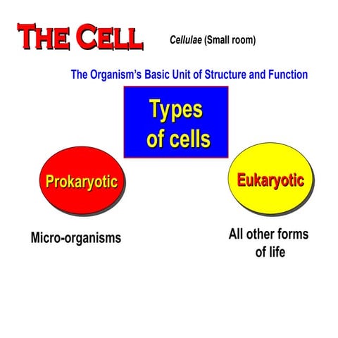Cell & Types | PPTX