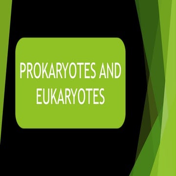 prokaryotes and eukaryotes.pptx