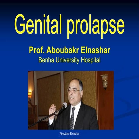 Genital prolapse