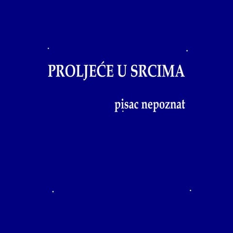 Proljeće u srcima