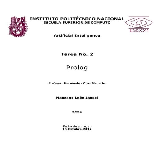 Prolog ejercicios resueltos