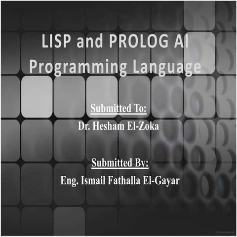 Prolog & lisp | PPT