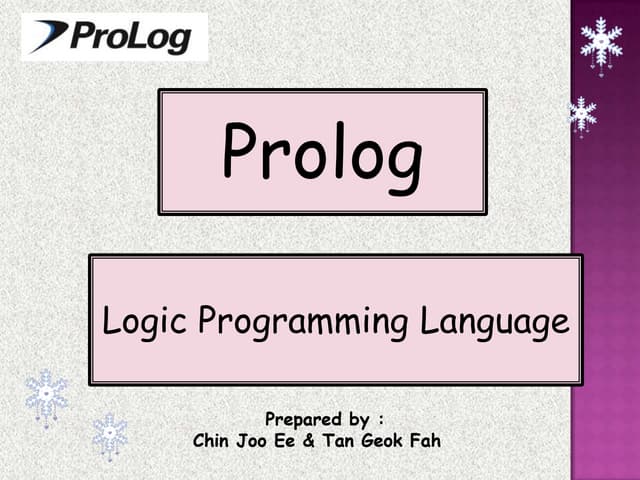 Prolog (present) | PPT