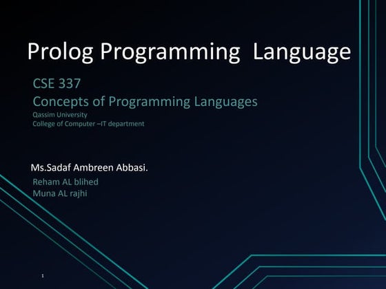 Prolog | PPTX