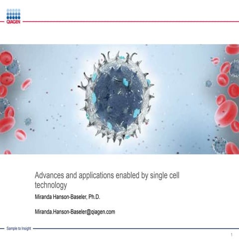 Advances and Applications Enabled by Single Cell Technology