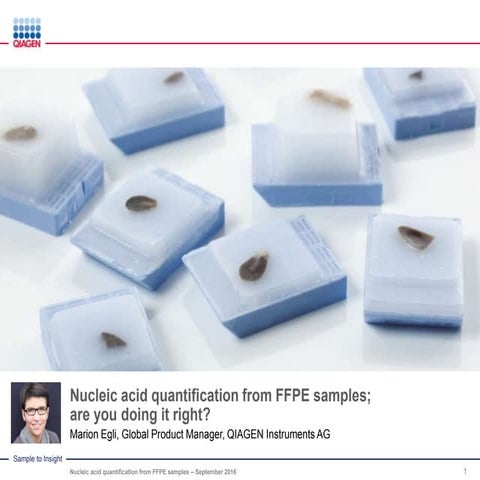Nucleic Acid Quantification from FFPE Samples – Are You Doing it Right?