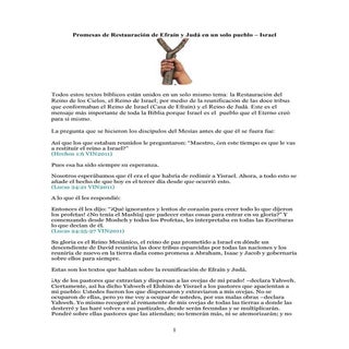 Promesa de restauracion de los rein...