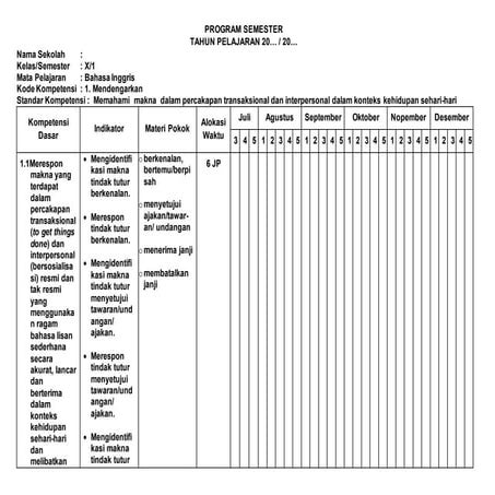 Promesb.inggris sma kelasx