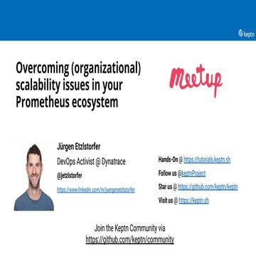 Overcoming (organizational) scalability issues in your Prometheus ecosystem