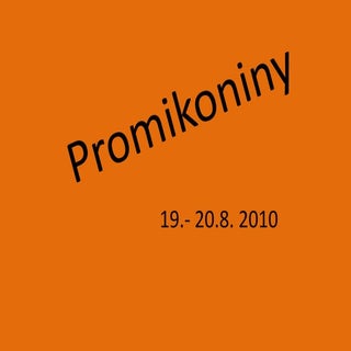 Promikoniny 19. -  20. 8.