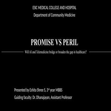 PROMISE VS PERIL.pptxeqwcdfqdsfwdsqefwcfdsq | PPTX